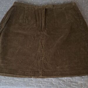 Fargo by American Outpost Classic Green Corduroy Skirt size 14